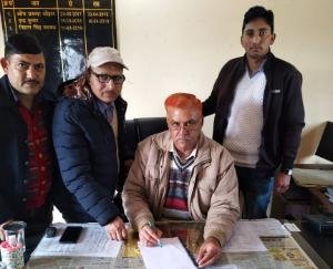 कुनिहार मे दौलत राम चौधरी ने संभाला नायब तहसीलदार का पदभार 