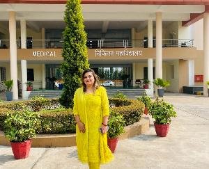 Talwad Shagun Thakur will serve as assistant professor in Chhattisgarh