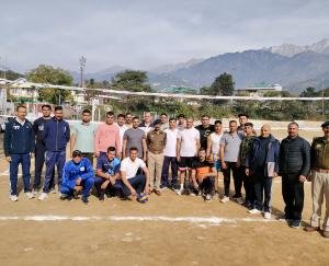 Sub-division level volleyball competition organized at Police Ground Dharamshala