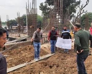 Deputy Commissioner reviewed the development works in Rait and Indora blocks