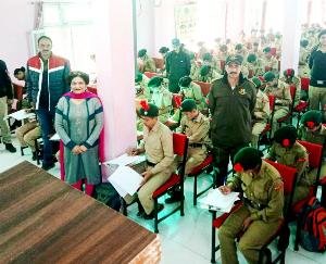  NCC cadets of school schools appeared for 