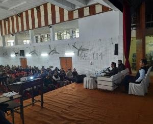 Before the counting of the elections, the counting rehearsal program was held in Polytechnic Kangra
