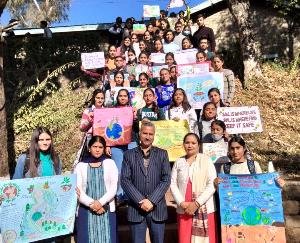 Students made aware about soil conservation in Dharamshala College