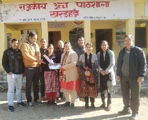 Khardhatti school student Priyanka's model selected for state level inspire competition