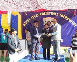 District Kangra team was the winner in block level volleyball competition