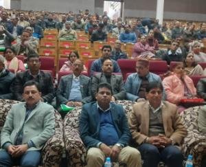 250 principals participated in the orientation of the school principals going on in the auditorium hall