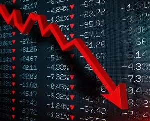 stock market closed on red mark