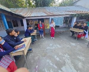 Sneha won the speech competition