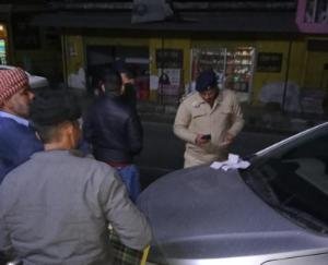 Officials of ex-servicemen truck union stopped trucks bringing cement