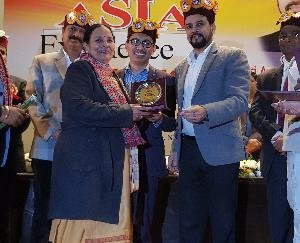 शिला सिंह को मिला एशिया एक्सीलेंसी अवार्ड 2019