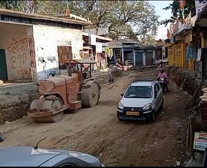 Traffic will be disrupted from January 24 to 15 due to the work of concrete and paver block in Upper Lambagaon market.