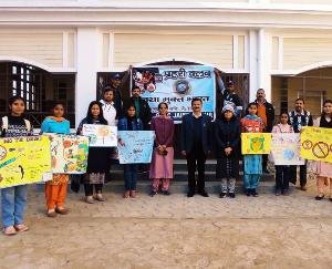 Poster making competition organized in the college