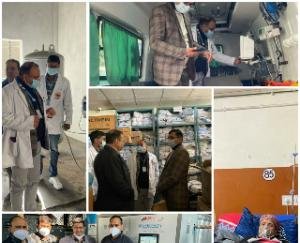 Kovid-19 'mock drill' organized in all hospitals of the district