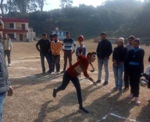 much awaited sports competition was organized in Sugh Bhatoli College