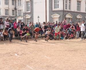 One day annual sports competition day celebrated in Jaisinghpur College