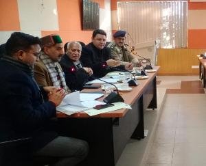 review meeting was held regarding the arrangements for the winter session of the Vidhansabha.