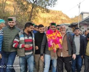 MLA Sanjay Ratna's thanksgiving yatra reached volcano's crater, expressed gratitude to people