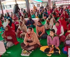 Divya Jyoti Jagrati Sansthan organized a satsang in Matair
