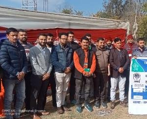 Kangra Central Cooperative Bank organized an awareness camp in the temple