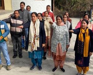 Inauguration of Beti Bachao, Beti Padhao awareness campaign in Paragpur block.