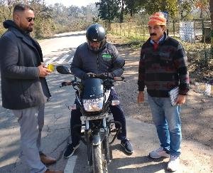 Those who follow traffic rules were honored