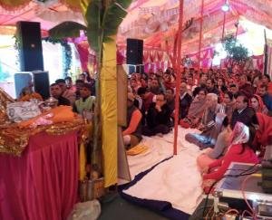 बरोग के सायरी गांव में हुआ मद्भागवत का समापन