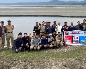 NCC unit of Dhaliara College launched cleanliness campaign