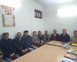 पांगी कल्याण संघ चंबा के प्रधान भगत बड़ोत्रा की अध्यक्षता में बैठक का आयोजन