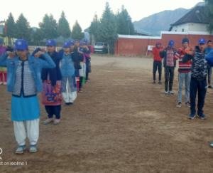 विद्यालय नवगांव में चल रहे राष्ट्रीय सेवा योजना का सात दिवसीय विशेष शिविर