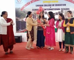 Fresher's party organized at Sharan College of Education for Women, Ghurkadi