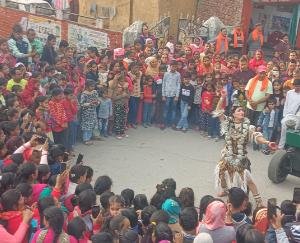 Bhole's procession came out with pomp in Abdullahpur-Zamanabad