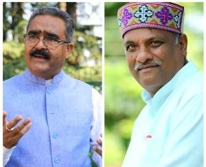 Former BJP ministers Vikram Thakur and Sukhram Chowdhary showed the mirror to the Congress party