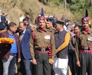 Martyr Rajkumar cremated with military honors