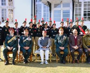 NCC participating team of Republic Day Parade met the Governor