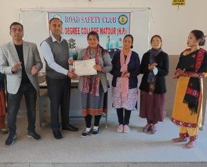 Road Safety Club organized in Matour College organized prize distribution ceremony