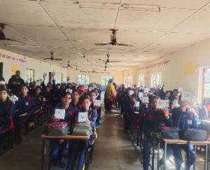 Girls of Ravmapa Chamiya were made aware about menstruation