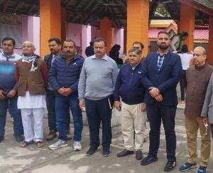 SDM Dehra visited Chanour temple