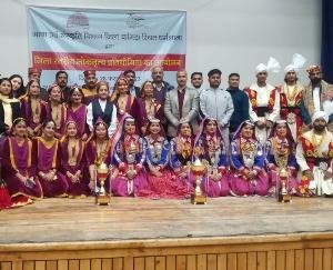 District level folk dance competition concluded