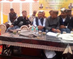 MLA Sultanpuri inaugurated the road and laid the foundation stone of the stadium in Pattabarabari Panchayat