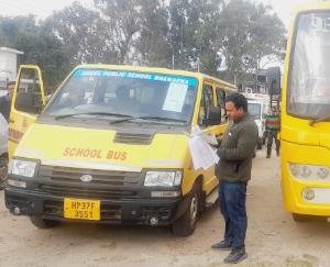 905 school buses checked in the district under road safety rules