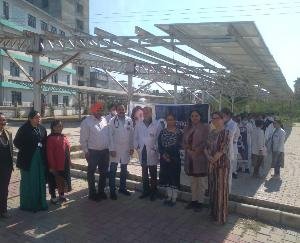  Kangra: Girl students of Shri Balaji Hospital and College of Nursing take out awareness rally