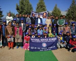 राजकीय वरिष्ठ माध्यमिक पाठशाला नवगांव में चल रहे सात दिवसीय विशेष शिविर का समापन