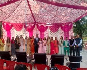 Kangra:- Farewell- given- to- the- final -year- students -by -the -Faculty- of -Commerce -of -College -Matour