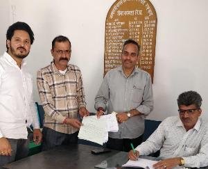 Vinod Sharma donated 1 kanal of land for the construction of Panchayat Ghar in Dodu Rajputa