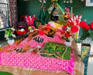 Jai Peer Baba Yuva Mandal organized fair and Bhandara in Sirat