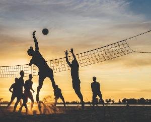 Shimla: Preparation- for- Rampur - National- Volleyball- Tournament, players -rom all - over  -the -country -will-participate