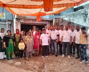  Panchrukhi: On the fifth Navratri, Bhandara was planted in Panchrukhi market