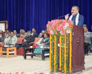  Shimla: The Chief Minister laid the foundation stone of PET block worth 45.68 crores111