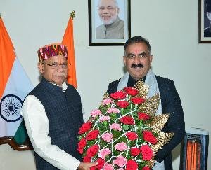 Shimla: The Chief Minister congratulated the Governor on his birthday.