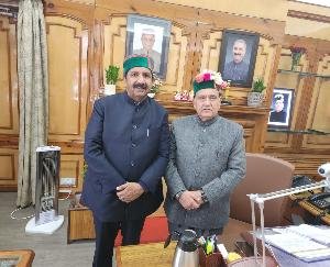 Shimla: Deputy Chief Minister met the Speaker of the Legislative Assembly